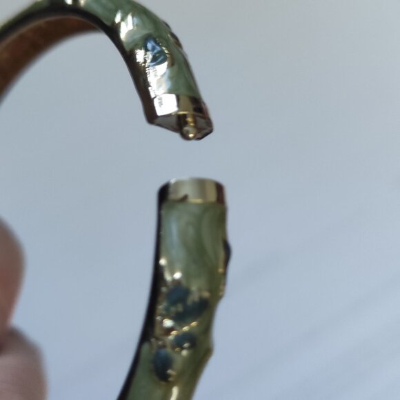 VINTAGE JIU LONG XING ENAMELED BRACELET .Very Good Condition. - Picture 5 of 6